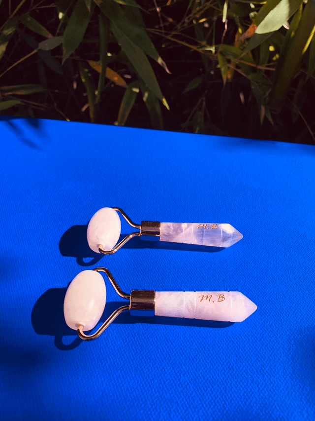 2 Mini Roller quartz rose By Marie.B 🌸